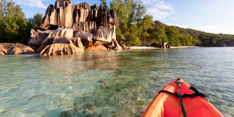 Kayaking in Seychelles