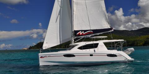 Moorings yacht sailing in Seychelles