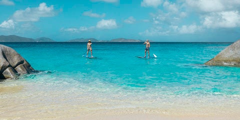 BVI stand up paddle boarding